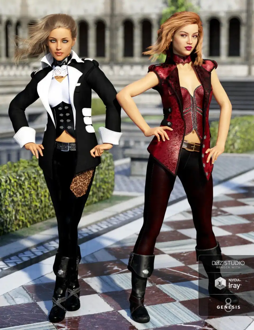 Regal Captain Outfit Textures_DAZ3DDL