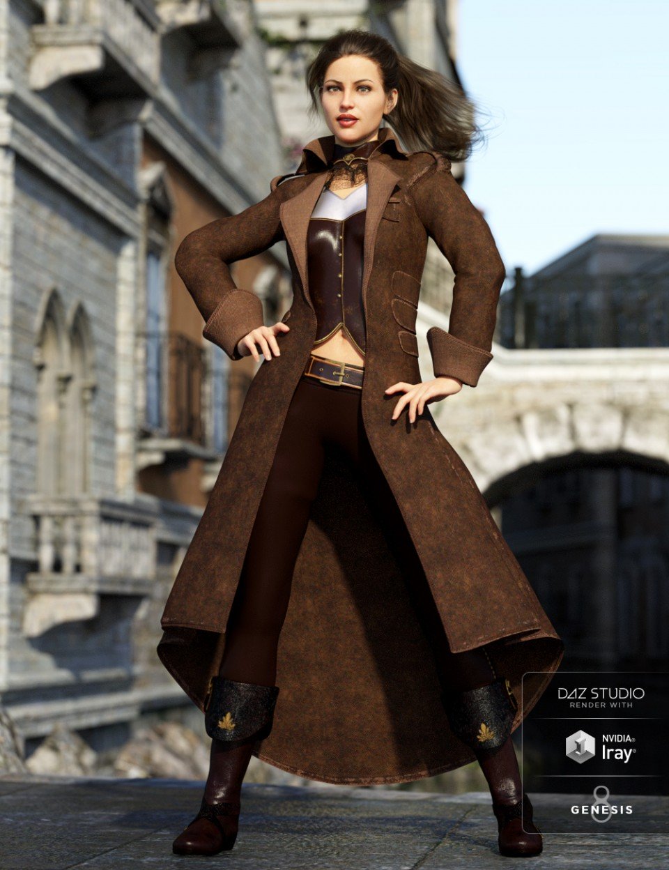 Regal Captain Outfit for Genesis 8 Female(s)_DAZ3DDL