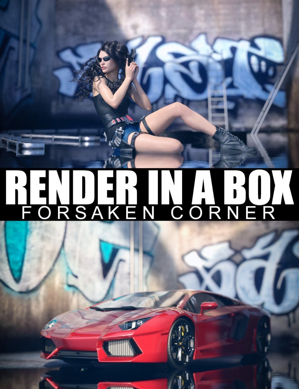 Render In A Box – Forsaken Corner_DAZ3D下载站
