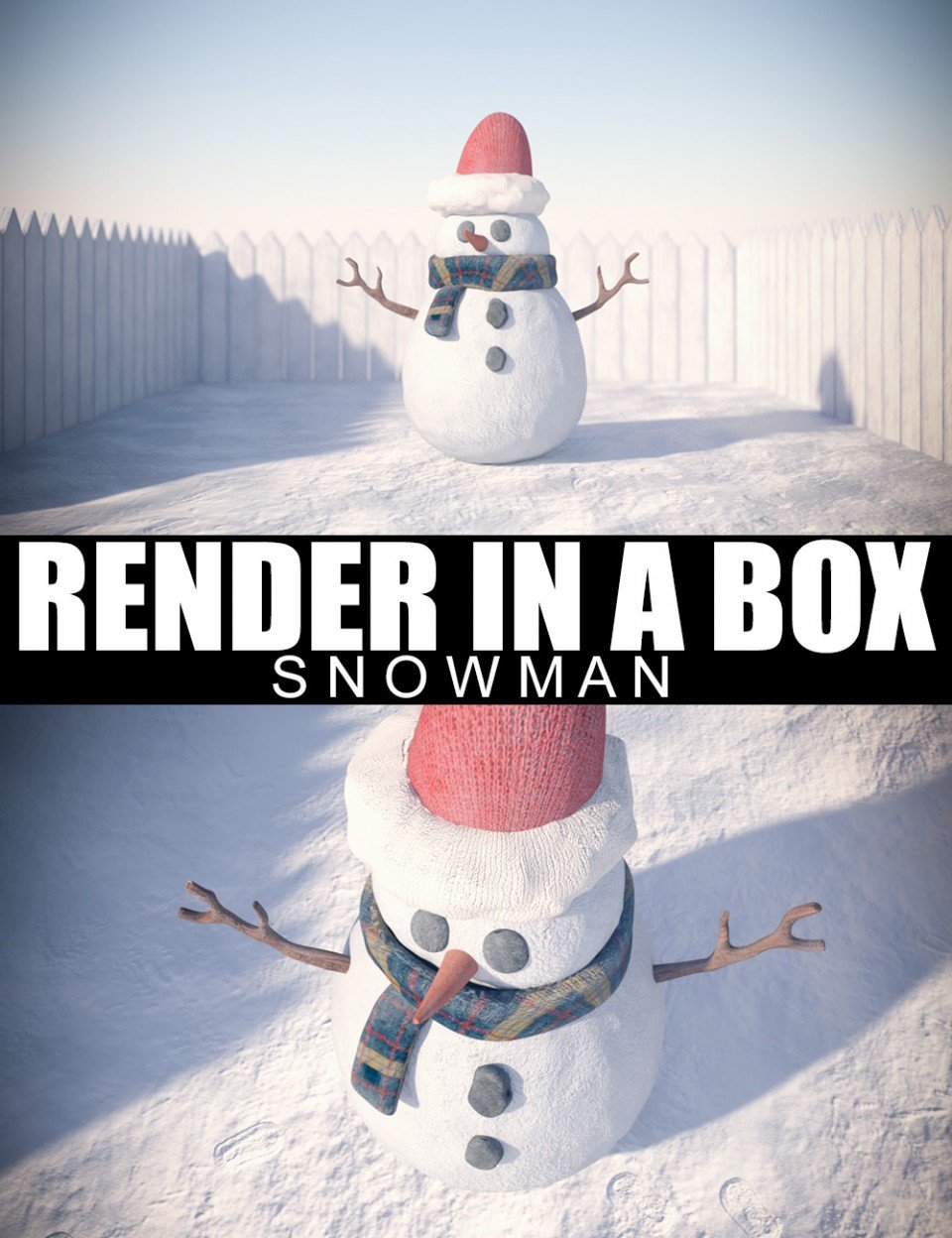 Render In A Box – Snowman_DAZ3D下载站