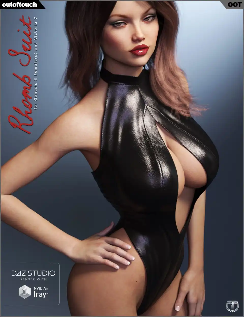Rhomb Suit for Genesis 3 Female(s)_DAZ3D下载站