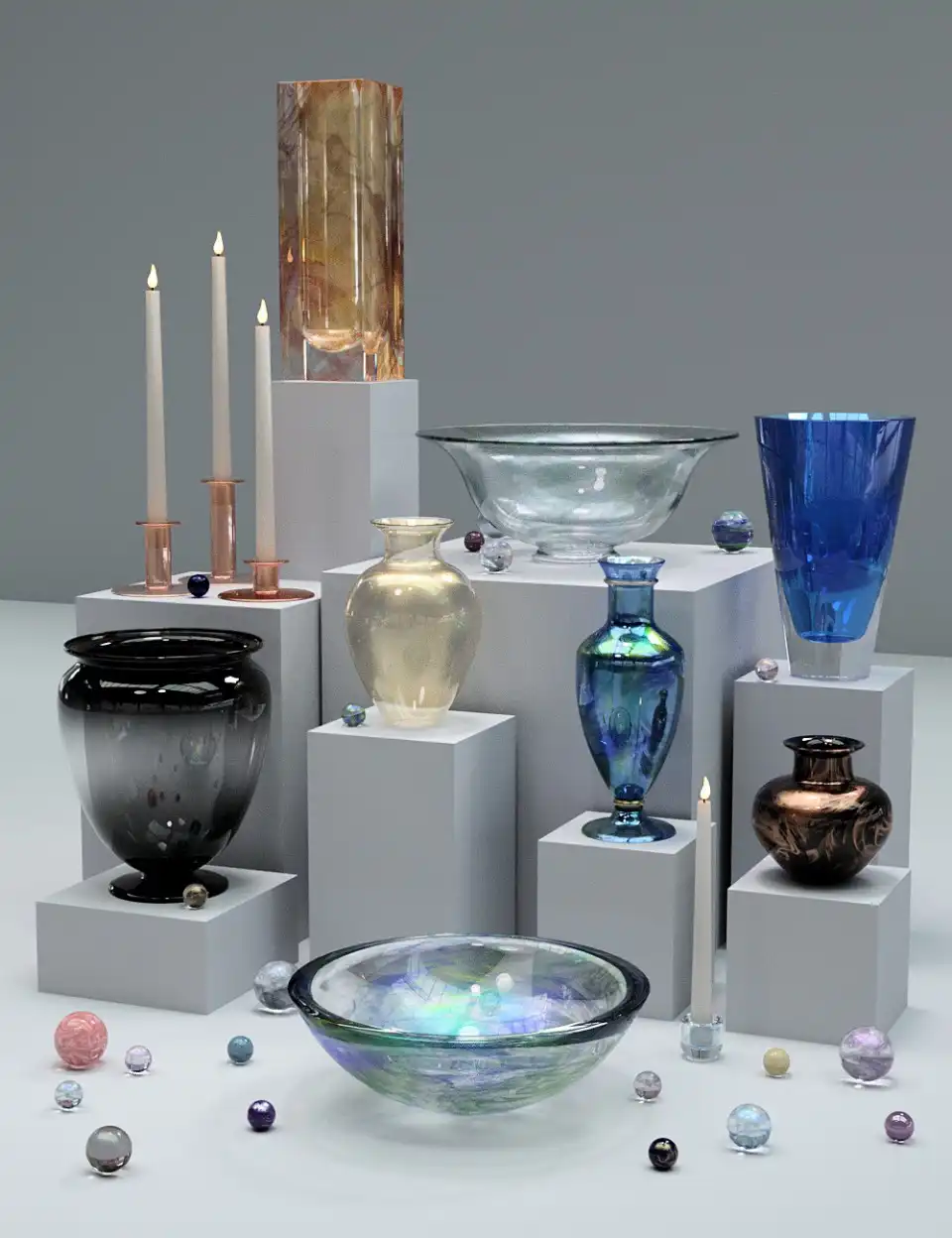 Rialto Glassworks Shaders and Props for Iray_DAZ3DDL