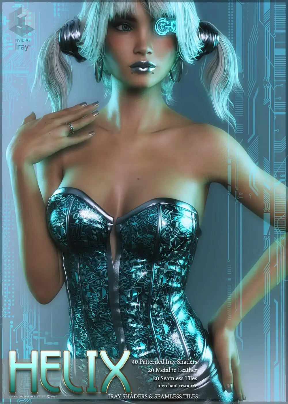 SV’s Helix Iray Shaders_DAZ3D下载站