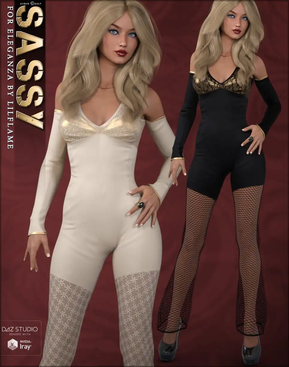 Sassy for Eleganza Jump Suit_DAZ3D下载站