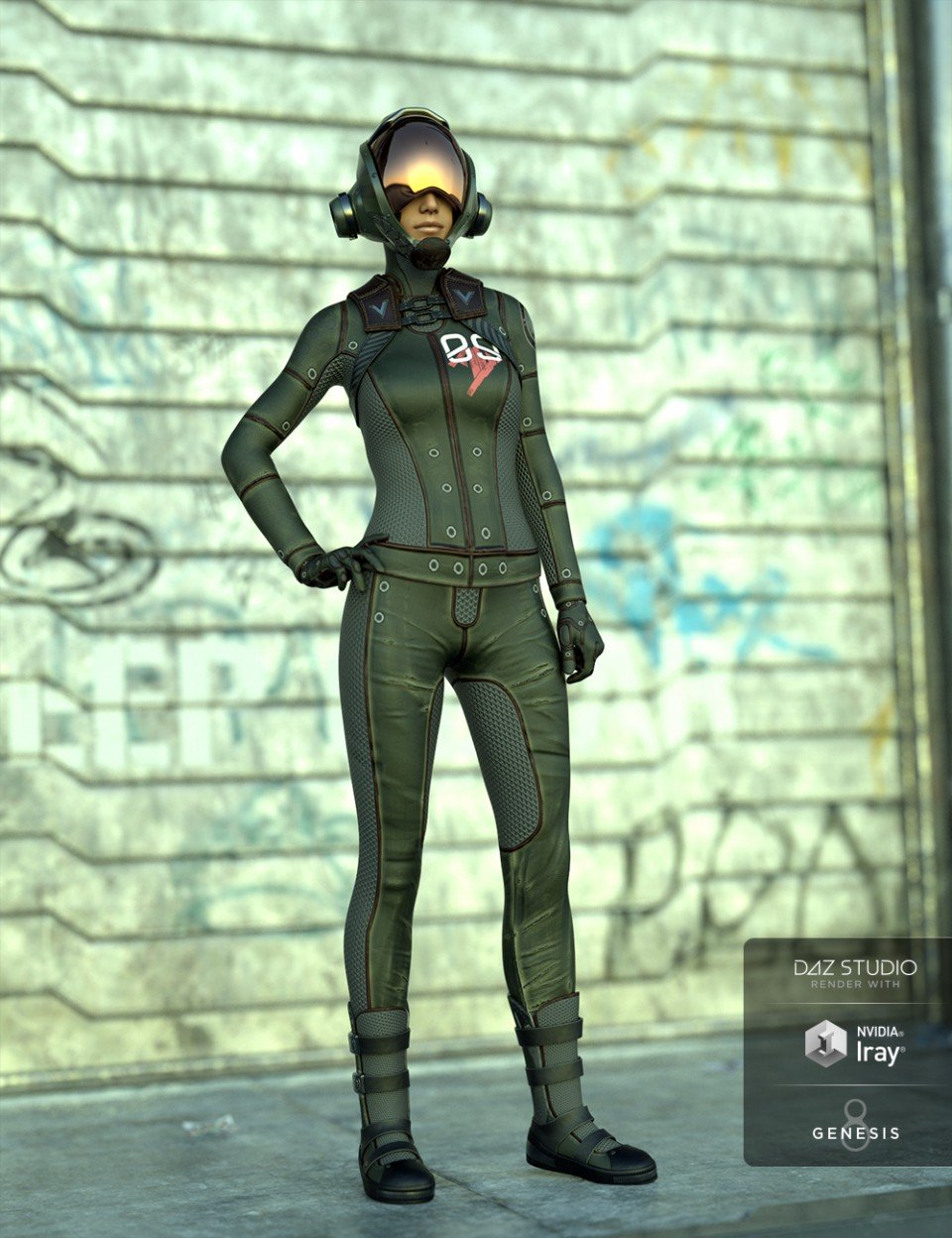 Sci-Fi Task Force Outfit for Genesis 8 Female(s)_DAZ3DDL