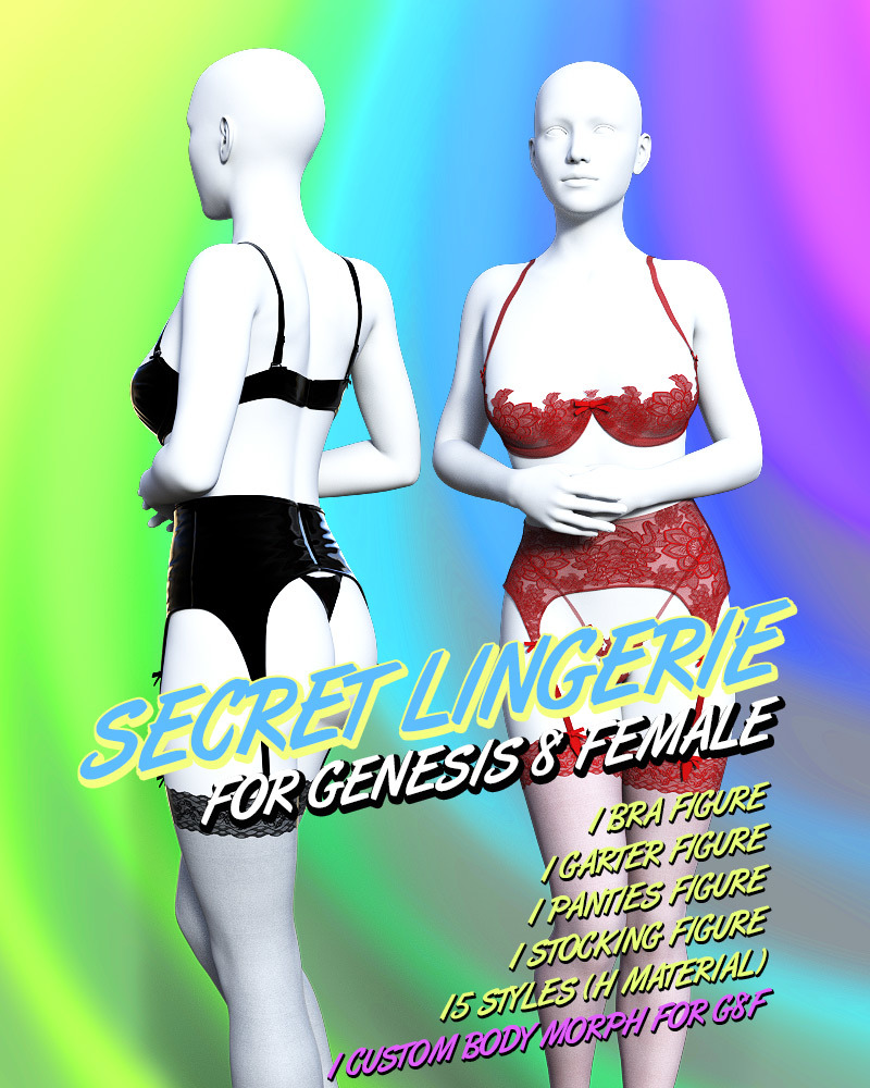 Secret Lingerie for G8F_DAZ3D下载站