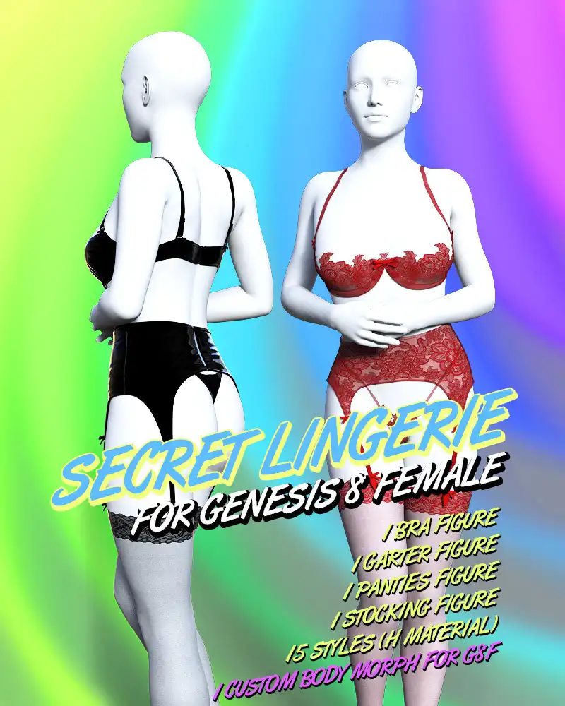 Secret Lingerie for G8F_DAZ3D下载站