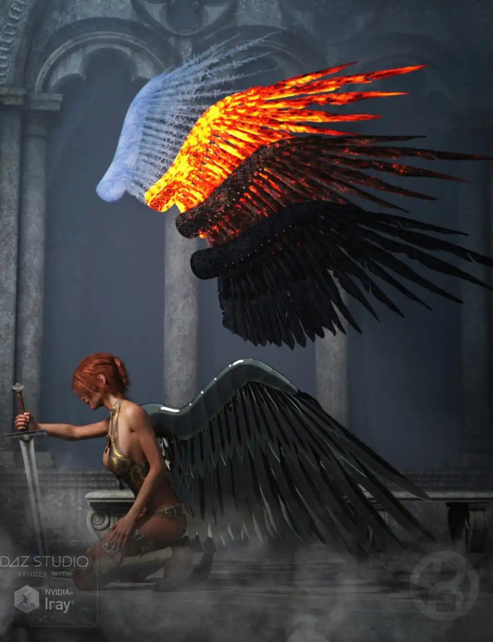 Seraphim Xpansion for Genesis 3_DAZ3DDL
