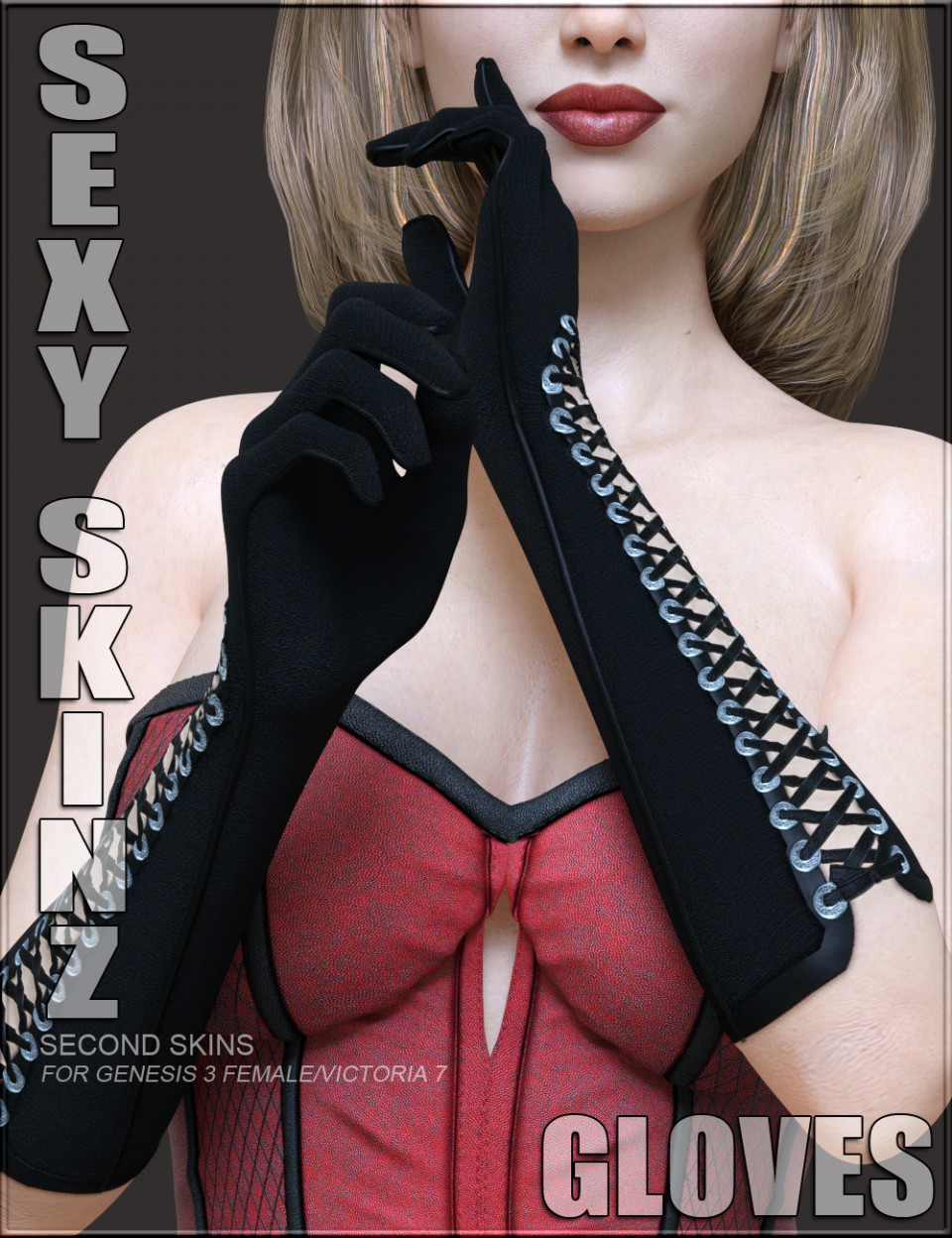 Sexy Skinz – Gloves_DAZ3D下载站