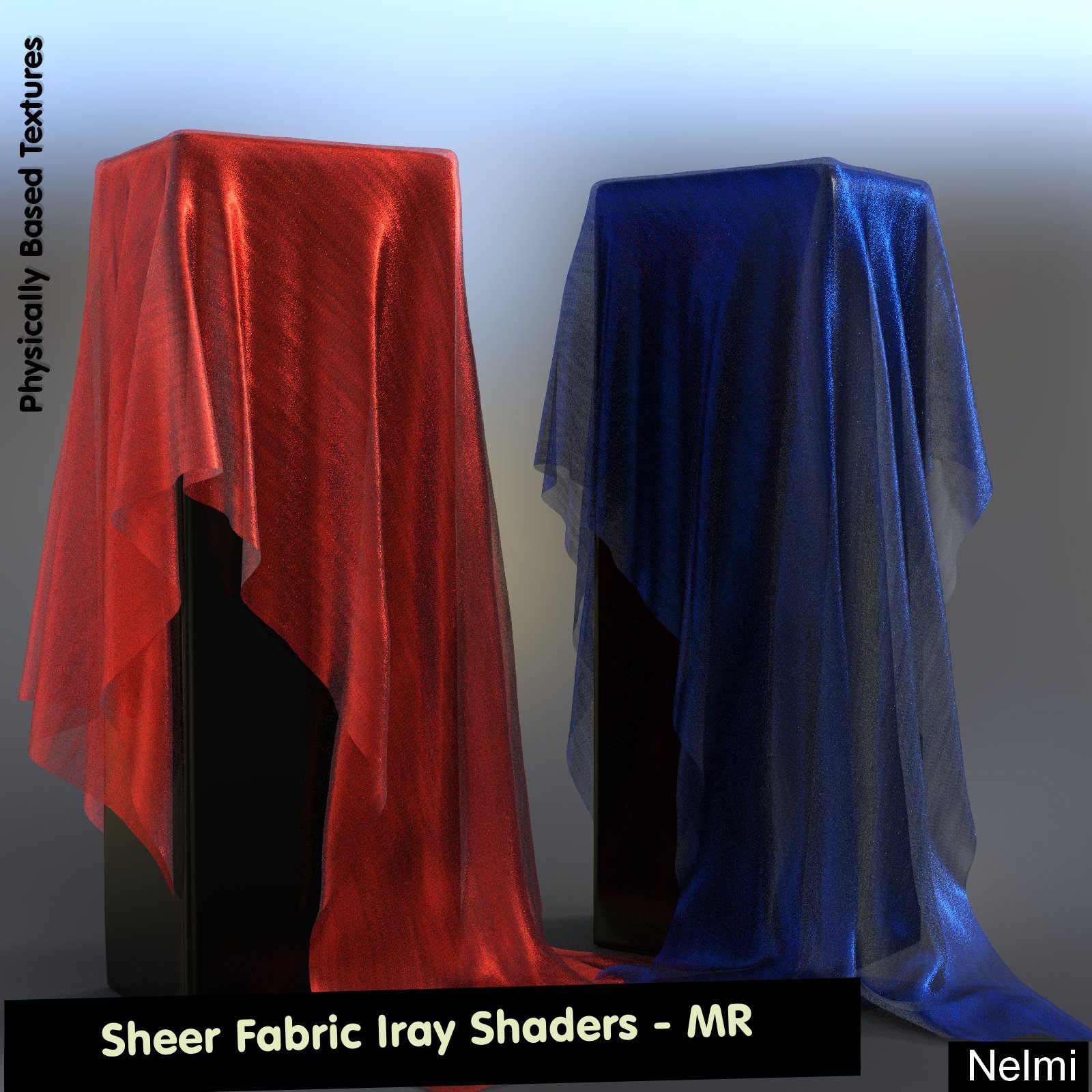 Sheer Fabric Iray Shaders – Merchant Resource_DAZ3D下载站