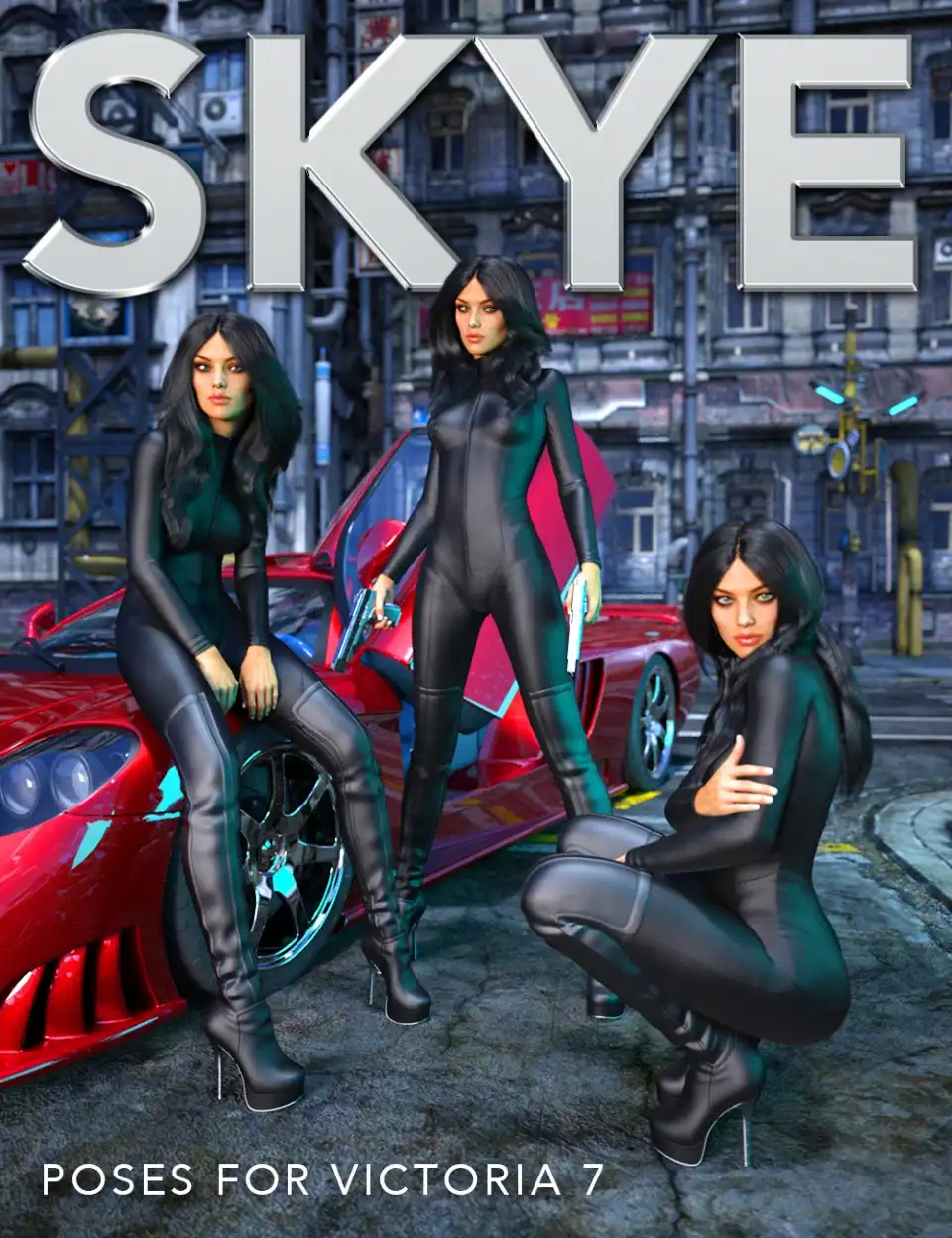 Shimuzu’s SKYE Poses for Victoria 7_DAZ3D下载站