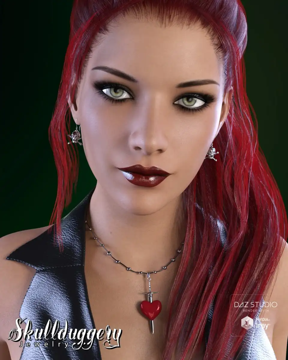 Skullduggery Jewelry for Genesis 3 Female(s)_DAZ3D下载站
