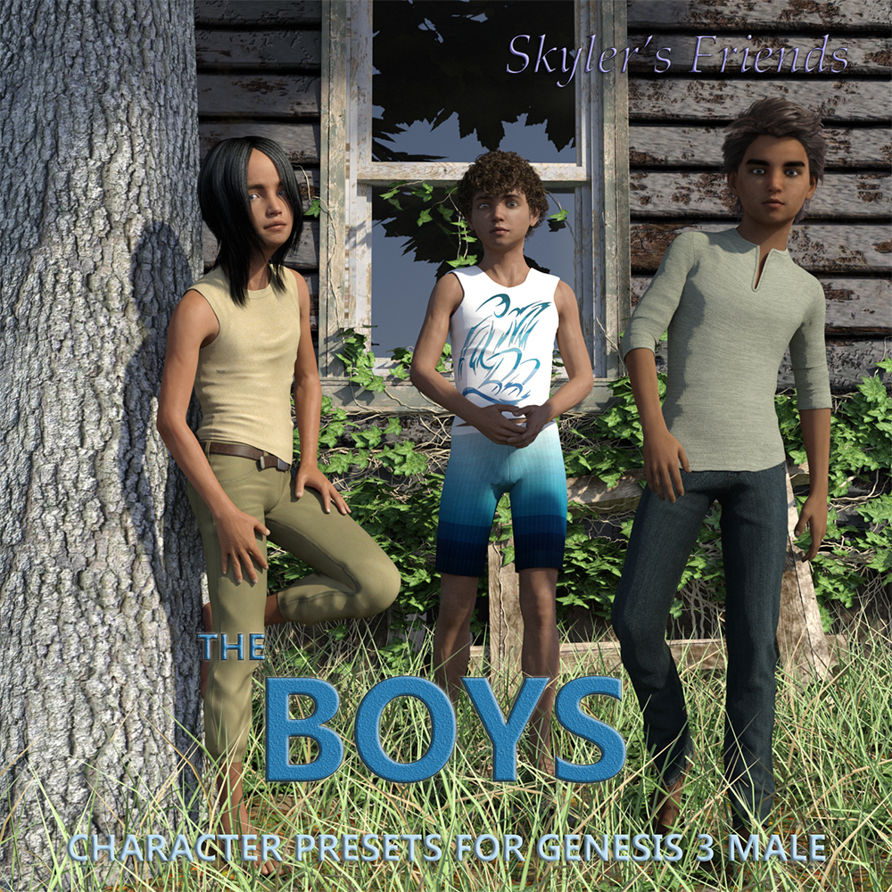 Skyler’s Friends – The Boys_DAZ3D下载站
