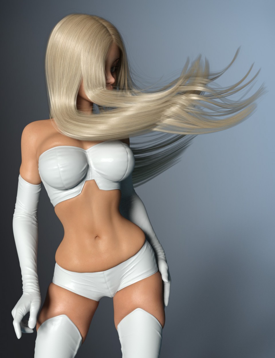 Slinky Suit for Genesis 3 Female(s)_DAZ3D下载站