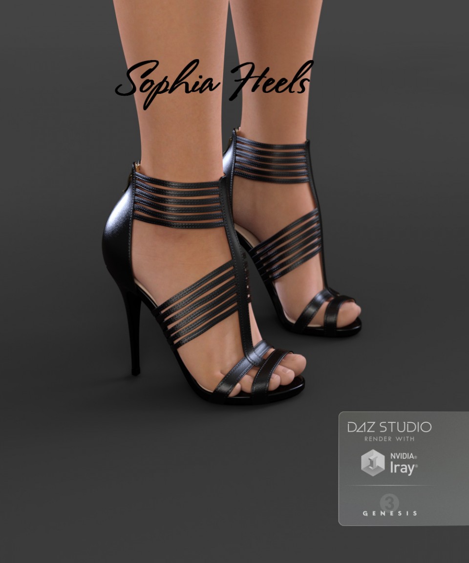 Sophia Heels for Genesis 3 Female(s)_DAZ3DDL