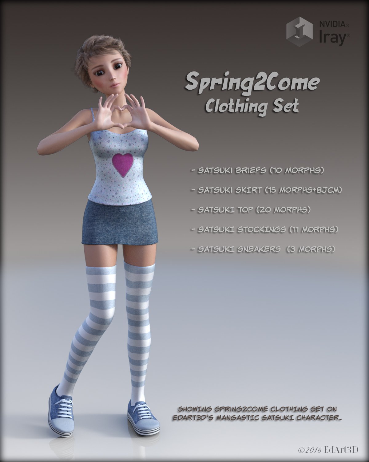Spring2Come for G3F & Mangastic Satsuki_DAZ3D下载站