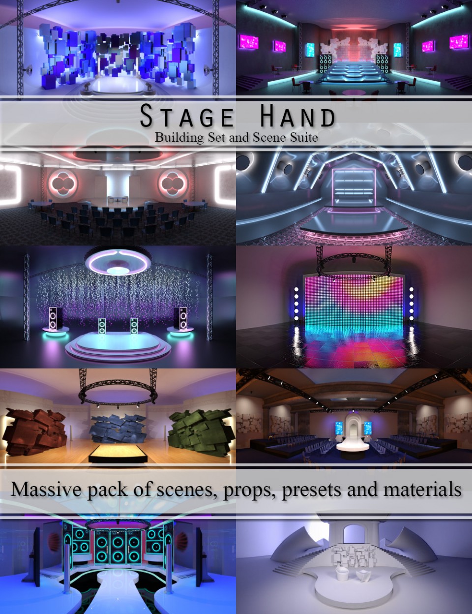 Stage Hand – Building Set and Scene Suite_DAZ3DDL