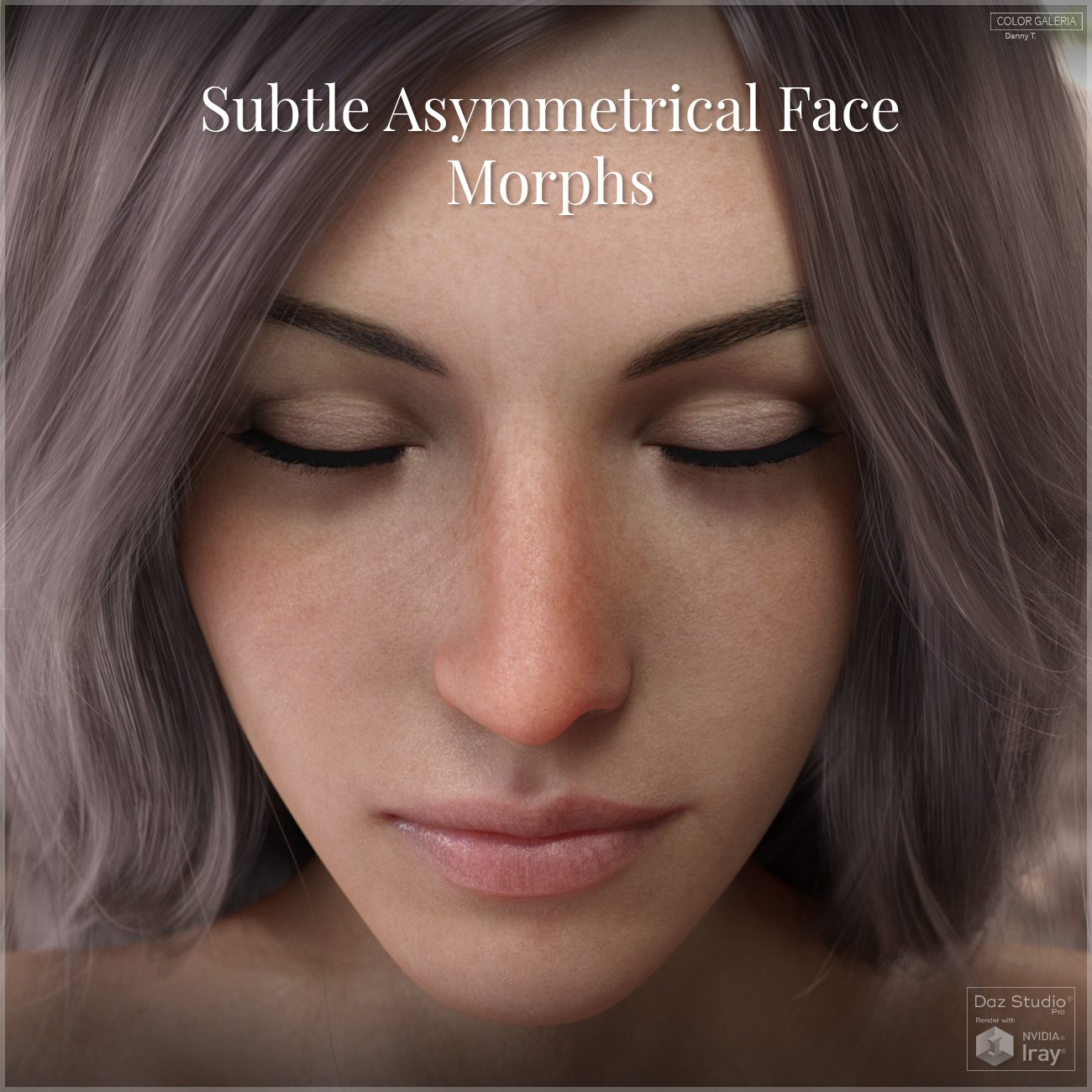 Subtle Asymmetrical Face Morphs for Genesis 8 Female_DAZ3D下载站