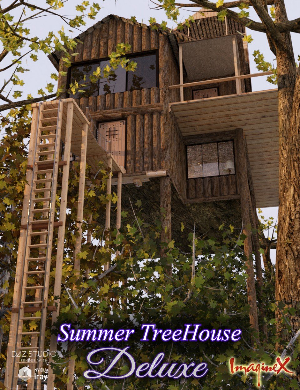 Summer Tree House Deluxe_DAZ3DDL