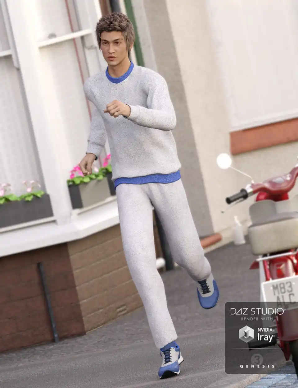 Sweatsuit for Genesis 3 Males_DAZ3DDL