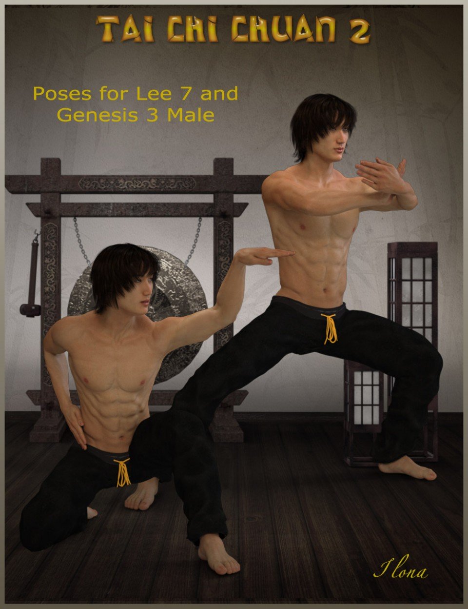 Tai Chi Chuan Poses for Lee 7 and Genesis 3 Male_DAZ3DDL
