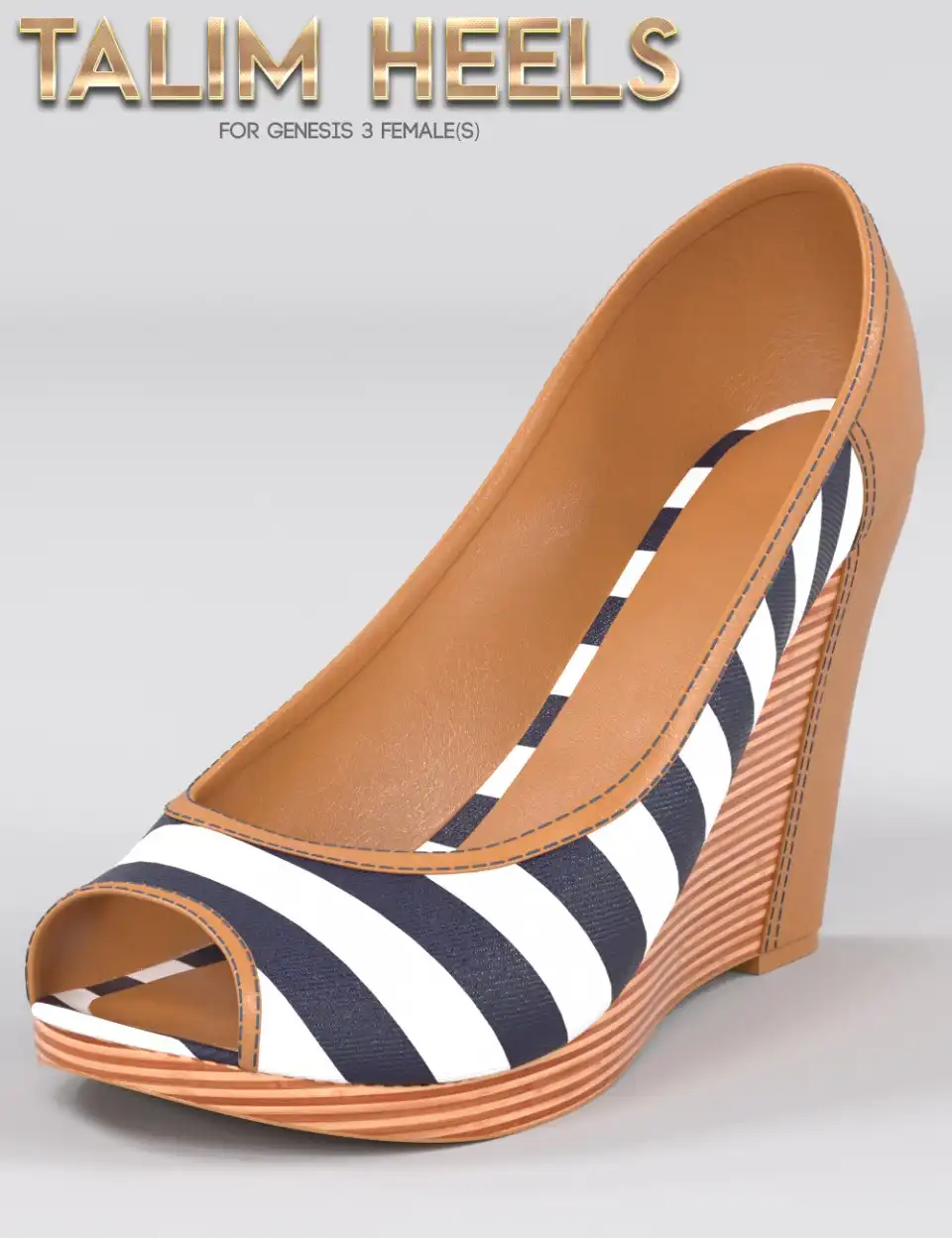 Talim Heels for Genesis 3 Female(s)_DAZ3D下载站
