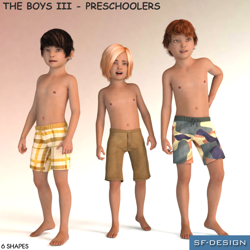 The Boys III – Preschoolers_DAZ3D下载站