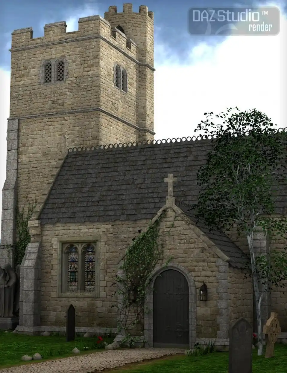 The Church Bundle_DAZ3DDL