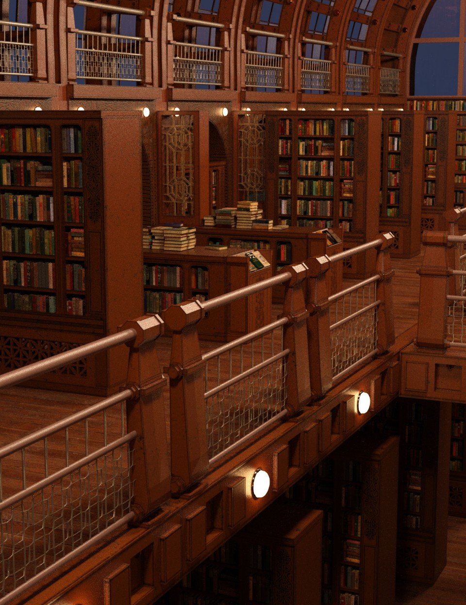 The Great Library_DAZ3D下载站
