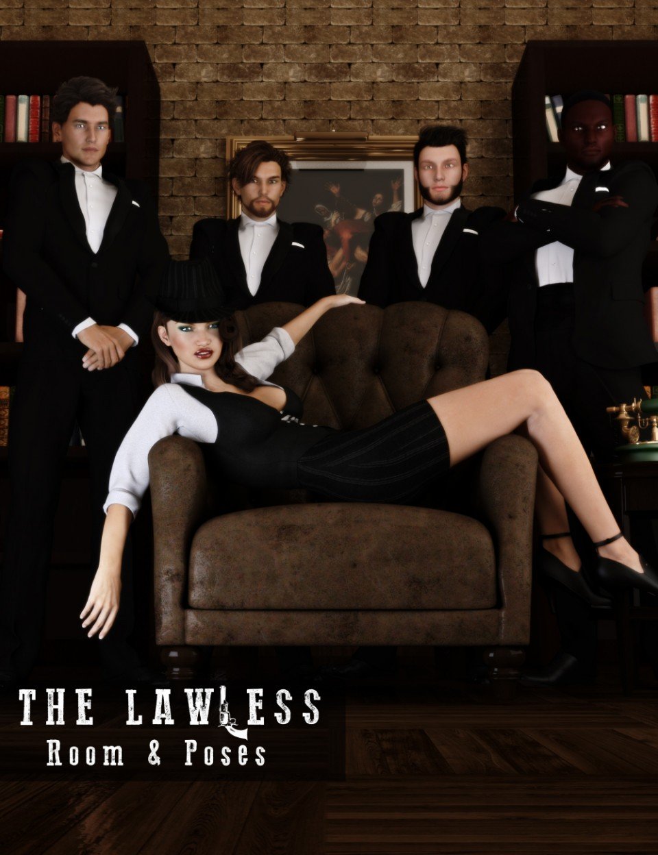 The Lawless Room and Poses_DAZ3DDL