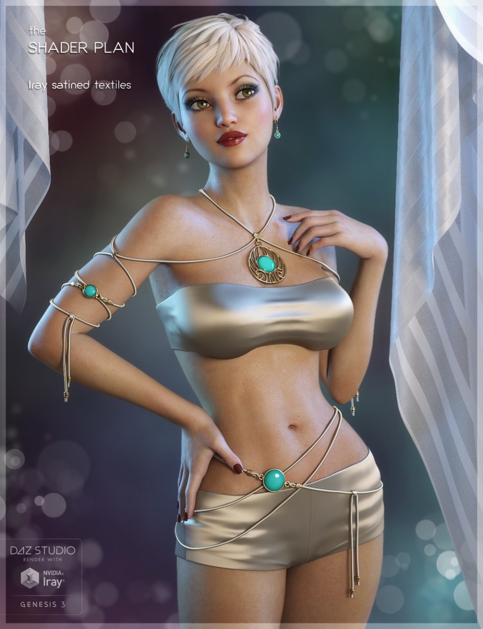 The Shader Plan – Iray Satined Textiles_DAZ3DDL