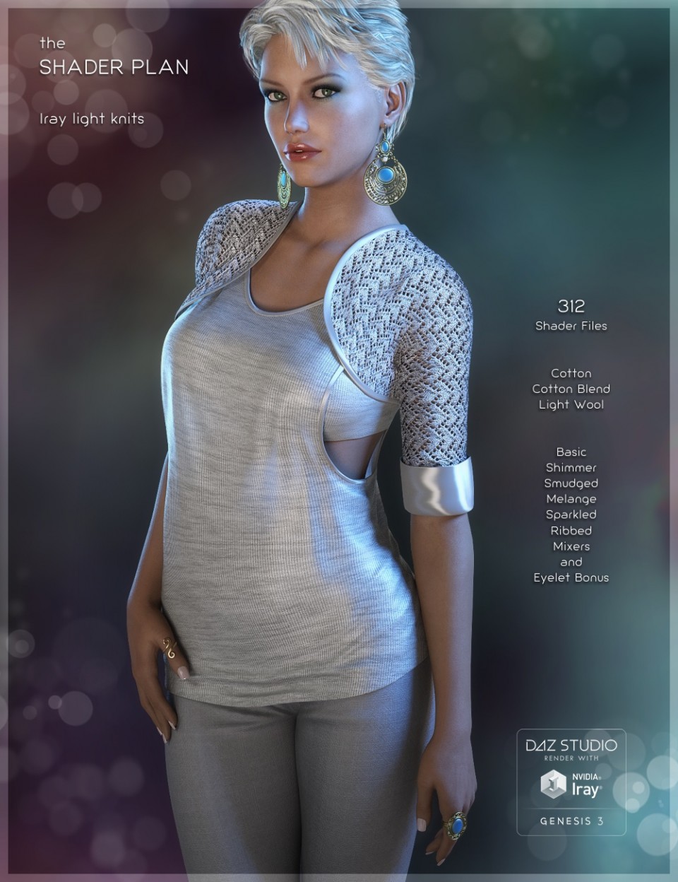 The Shader Plan – Light Knits for Iray_DAZ3DDL