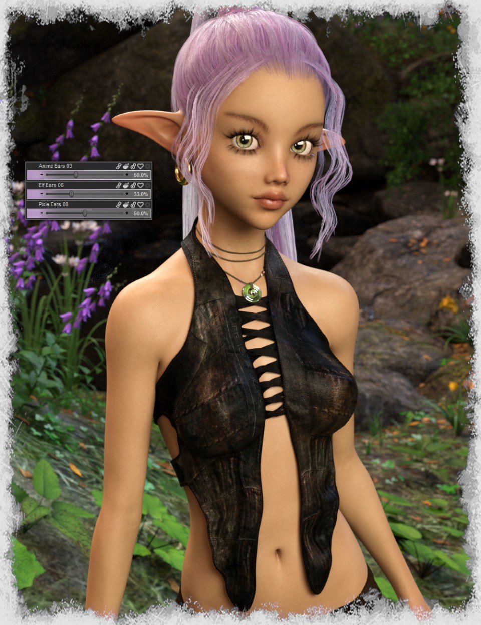 Thorneworks Ultimate Fantasy Ears Resource for Genesis 3 Female_DAZ3D下载站