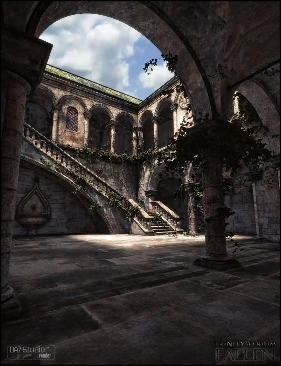 Trinity Atrium Fallen_DAZ3D下载站