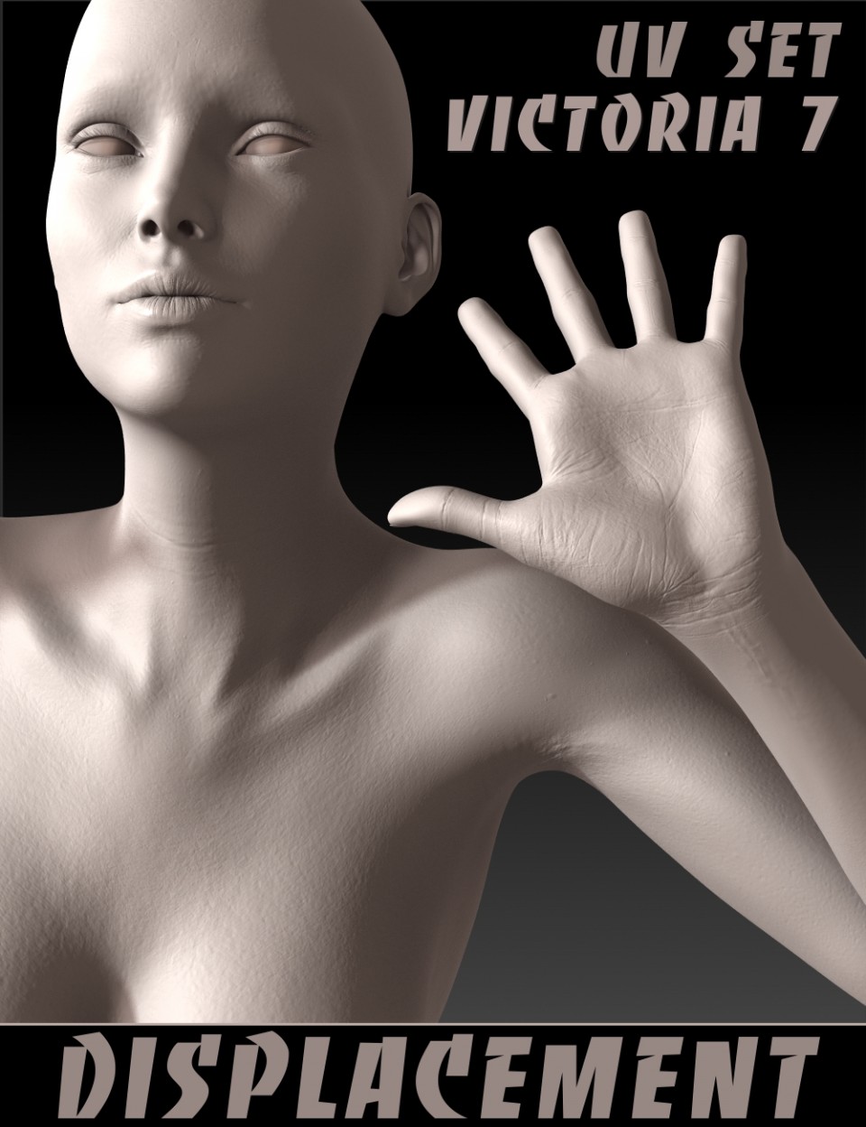 Ultra Detailed Displacement Maps for Victoria 7_DAZ3D下载站