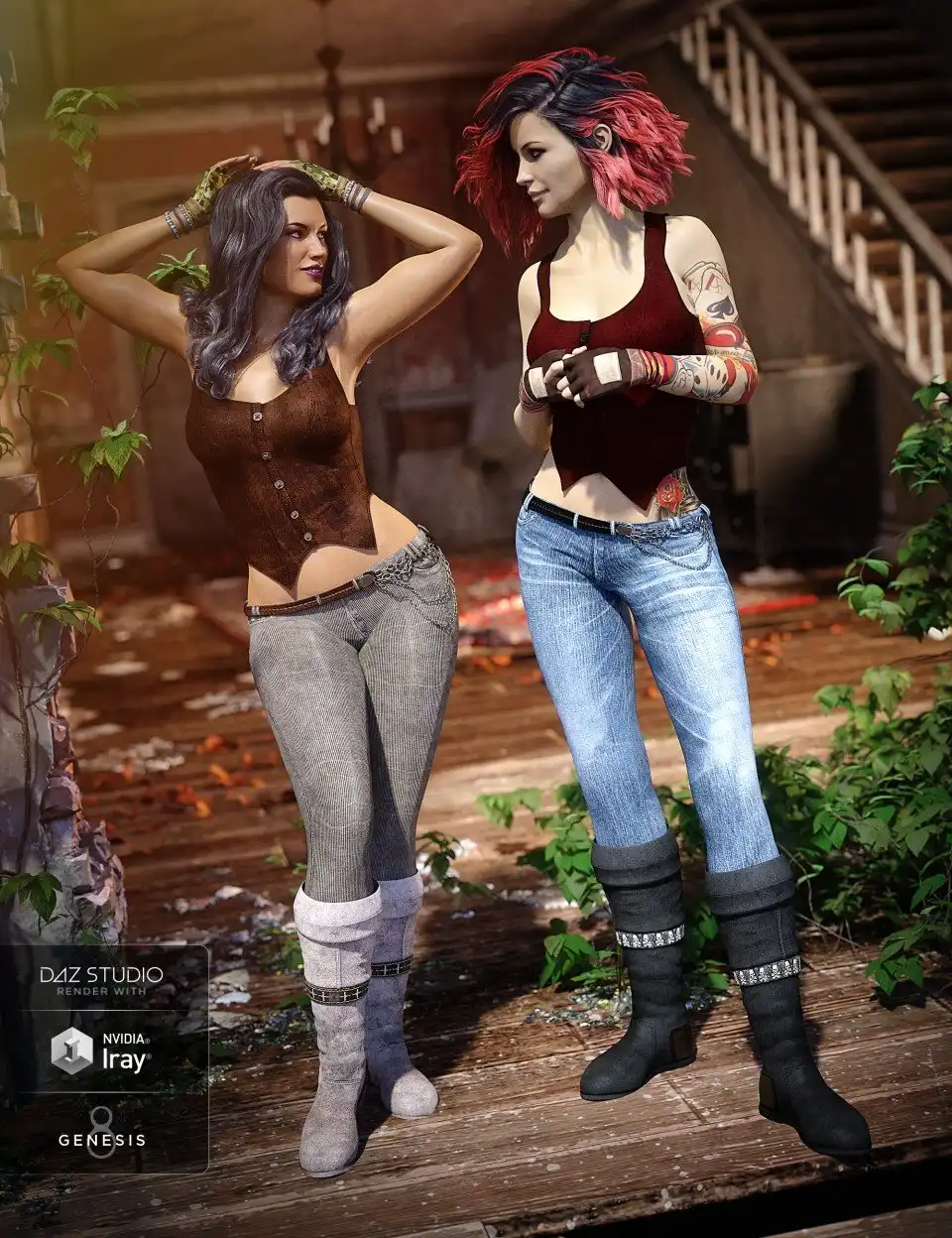 Urban Action Textures_DAZ3DDL