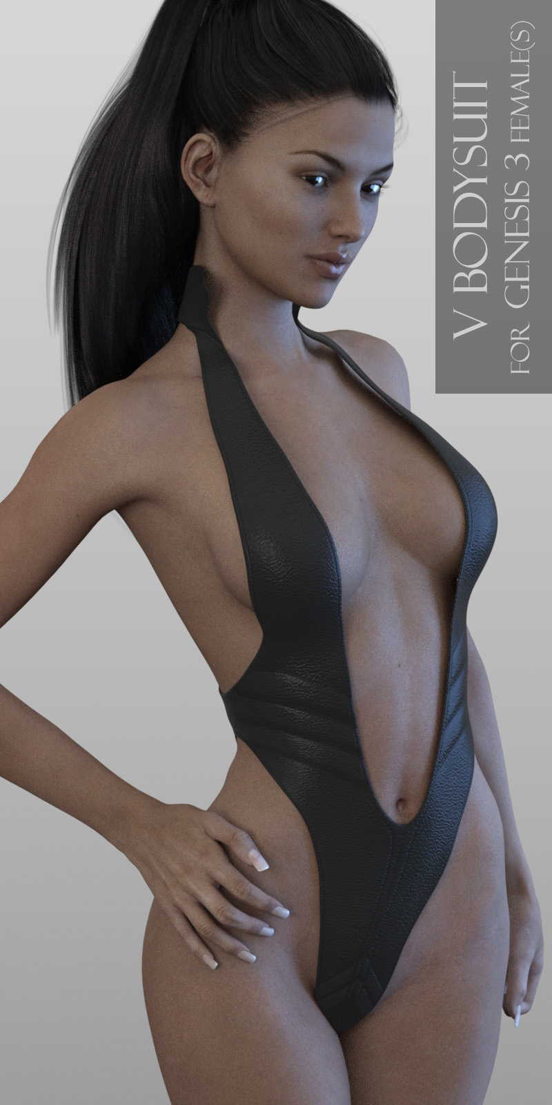 V Bodysuit For Genesis 3 Female(s)_DAZ3D下载站