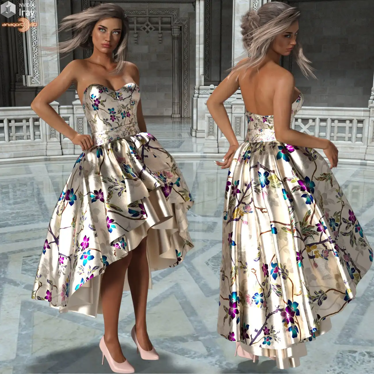VERSUS – Party Gown Outfit for Genesis 3 Female(s)_DAZ3DDL