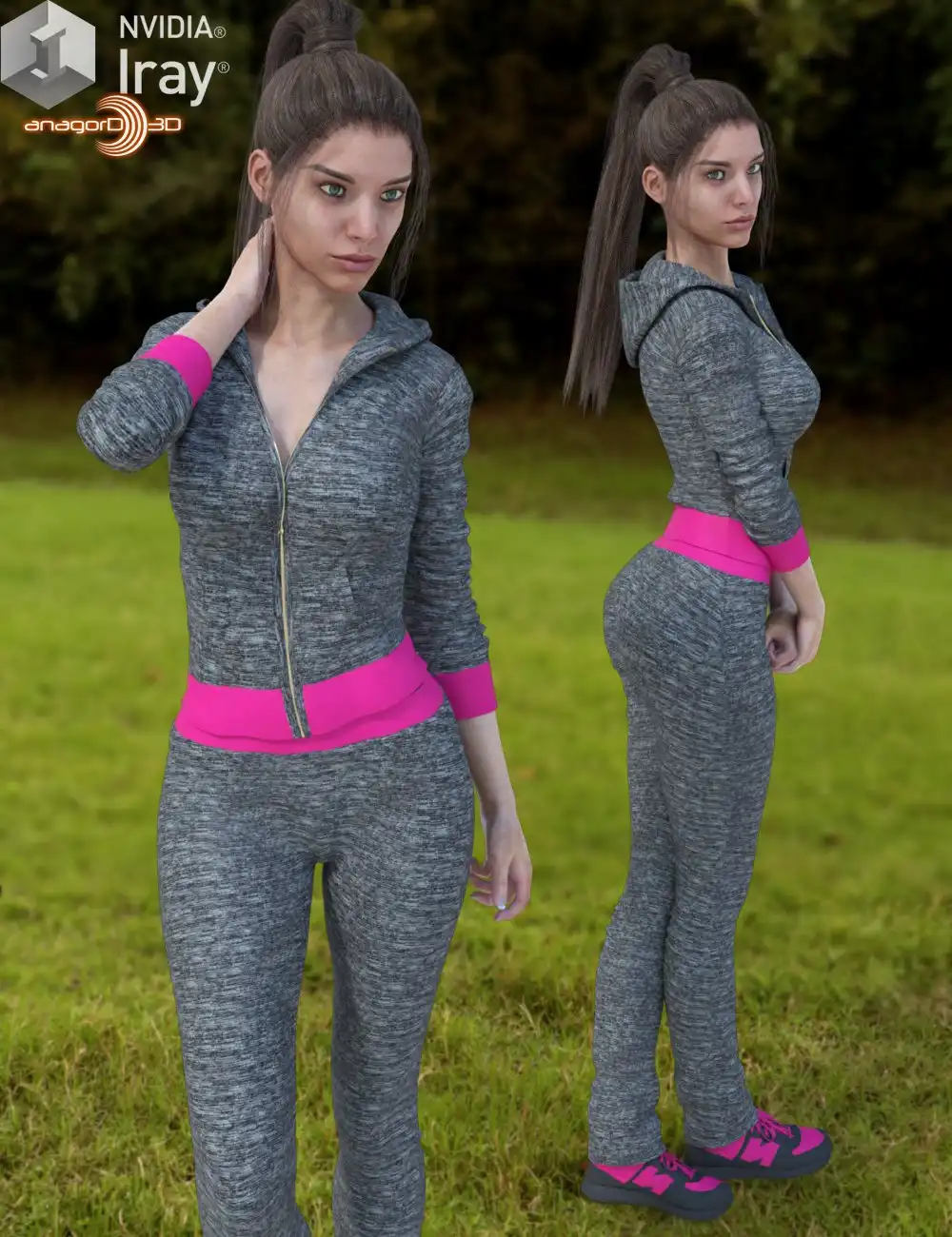 VERSUS – Sport Suit for Genesis 3 Females_DAZ3D下载站