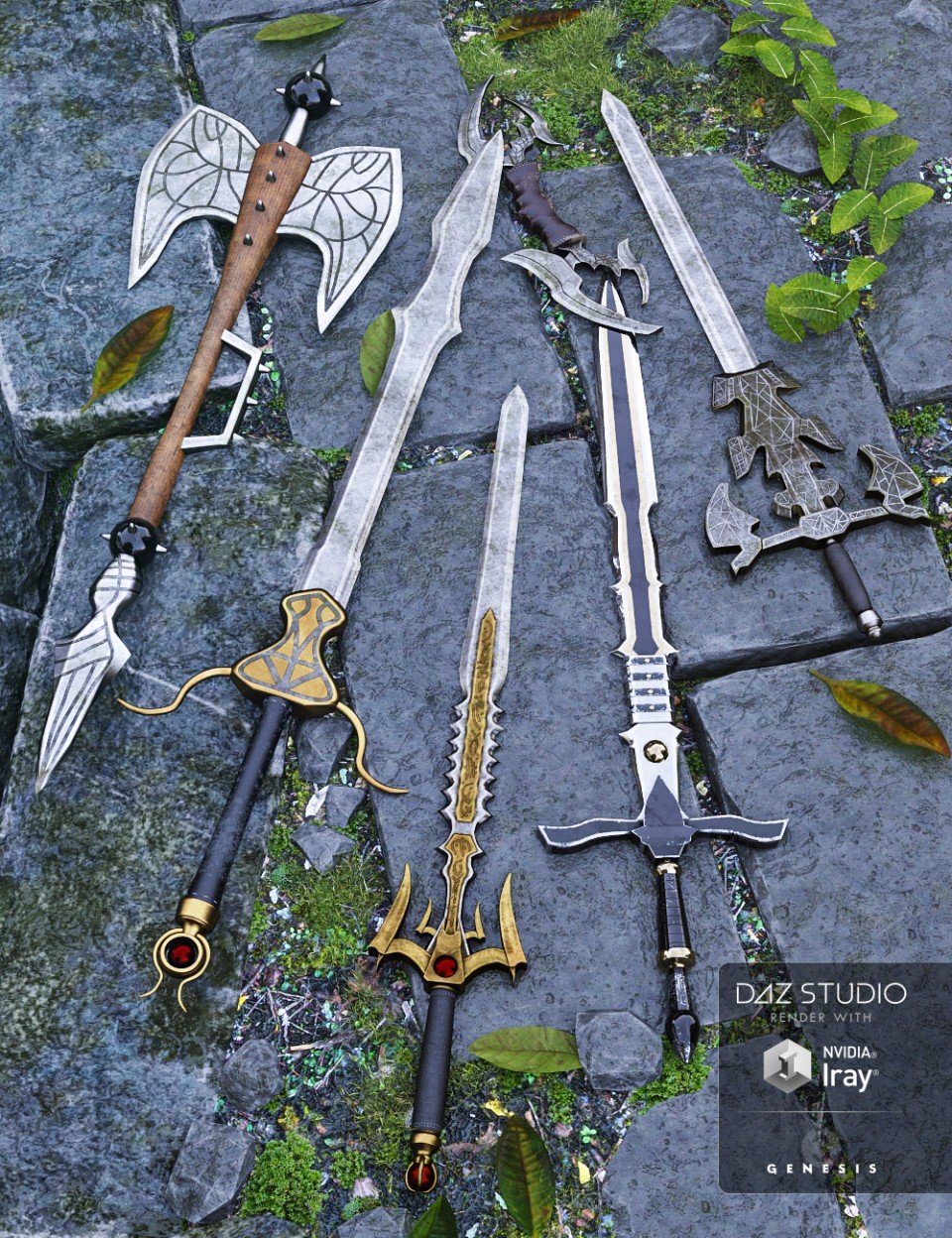 Weapon Collection_DAZ3D下载站