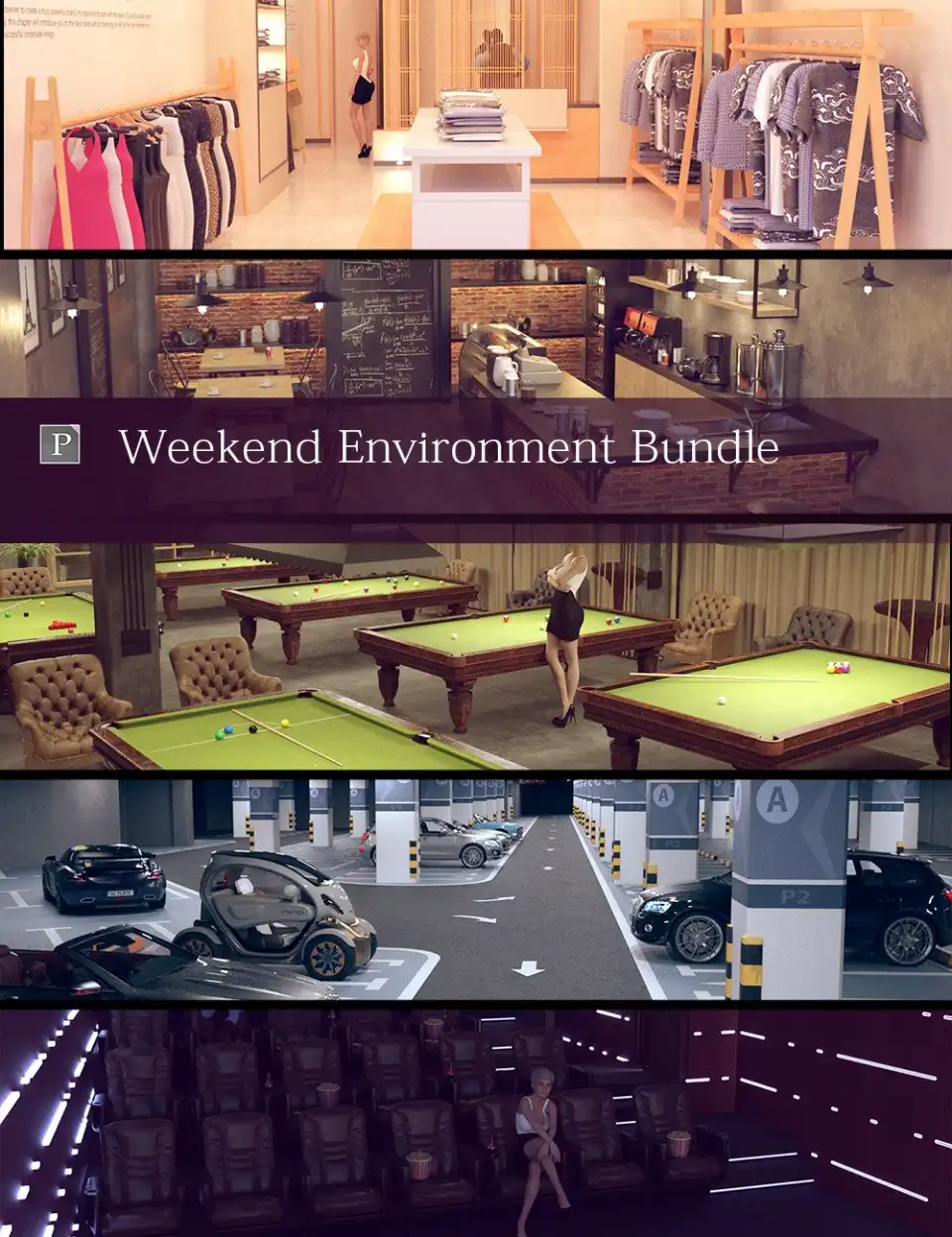 Weekend Environment Bundle_DAZ3DDL