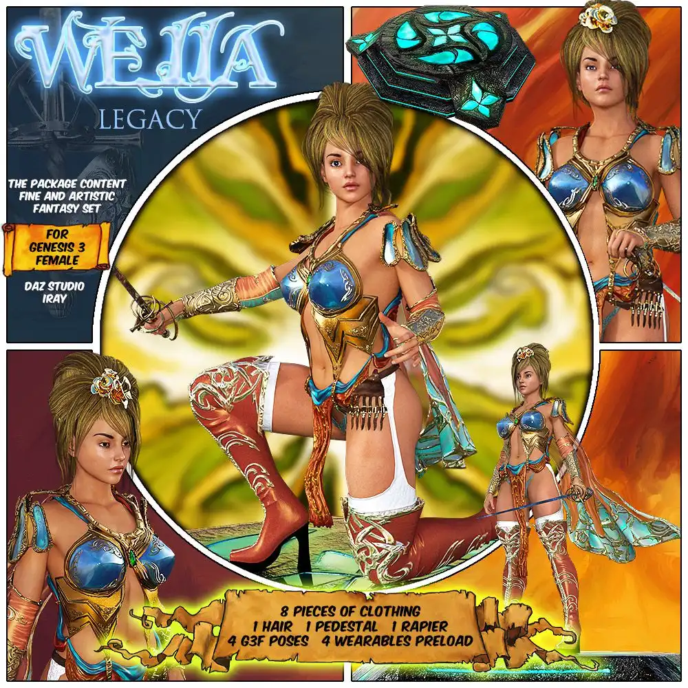 Weiia Legacy for G3 Females_DAZ3DDL