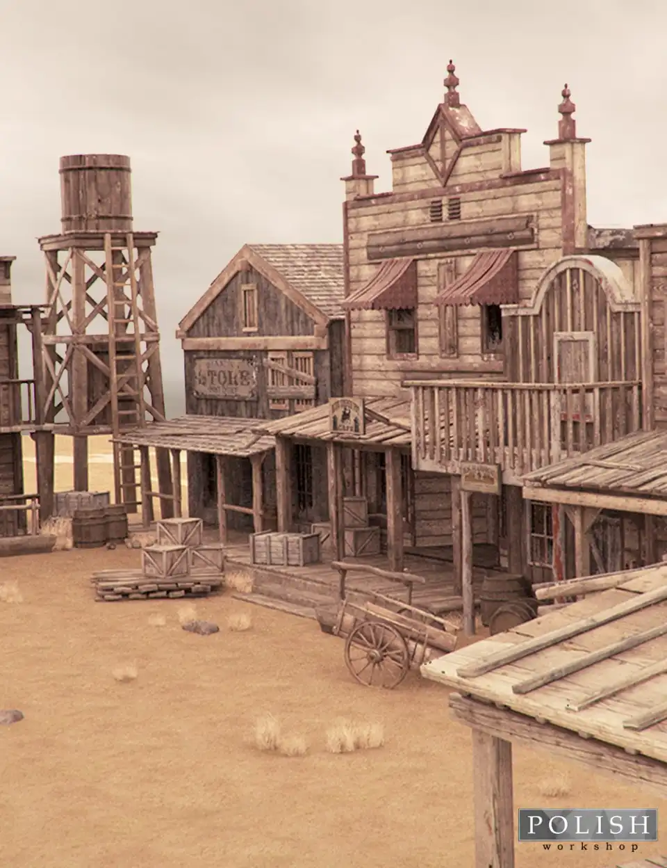 Western Town_DAZ3DDL