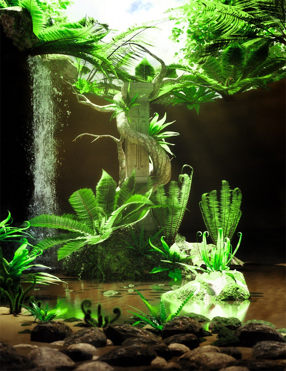 Wild Plants – Wild Ferns Volume 1_DAZ3D下载站
