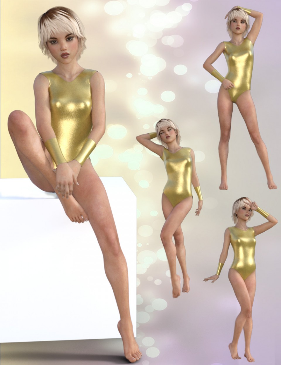 Youthful Poses for Teen Josie 8_DAZ3D下载站