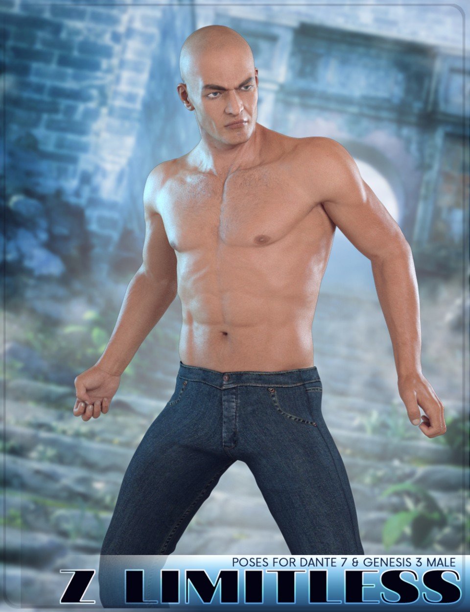 Dante DMC5 Hair For Genesis 8 Male - Daz Content by intheflesh