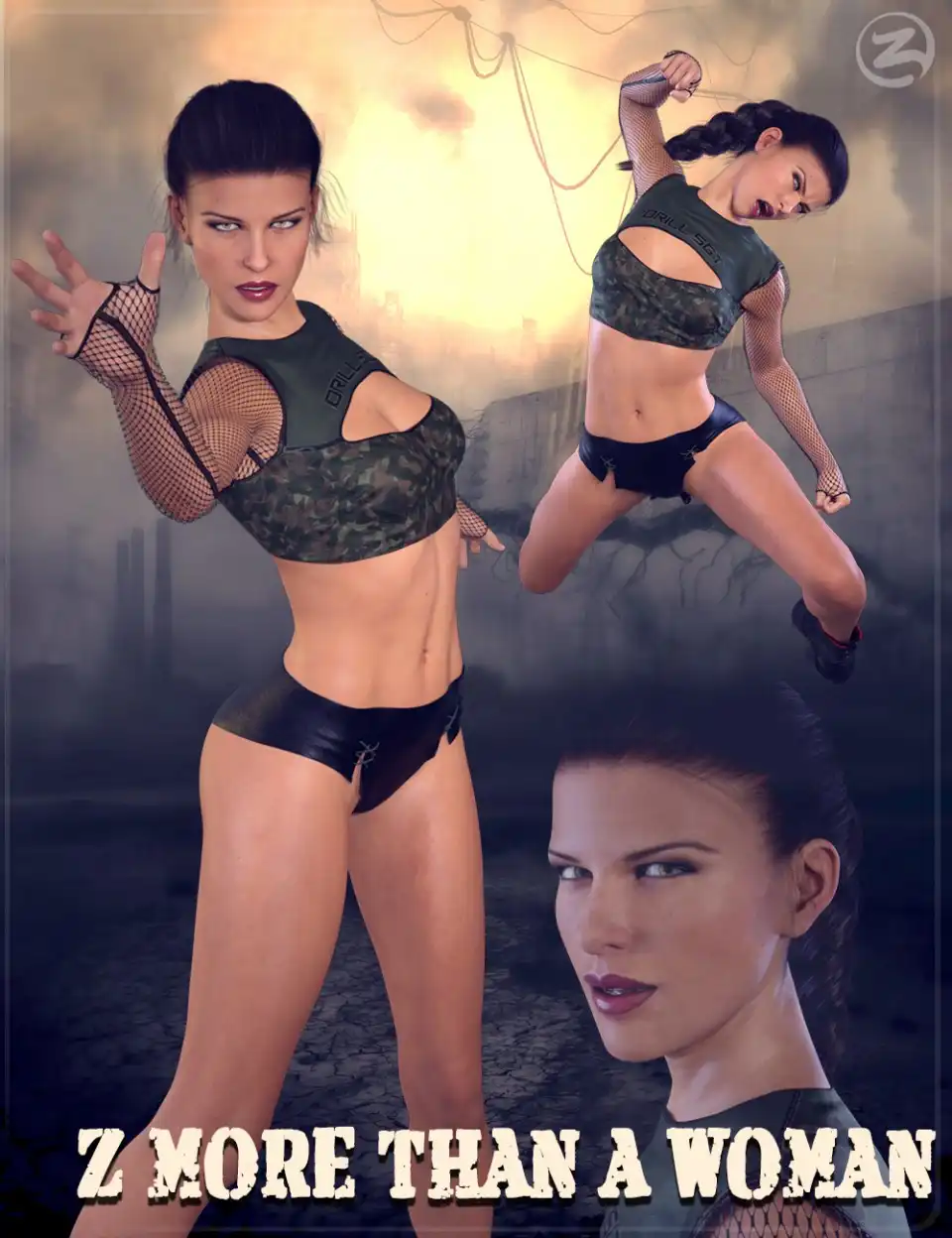 Z More Than A Woman – Poses and Expressions for Genesis 8 Female and Victoria 8_DAZ3D下载站