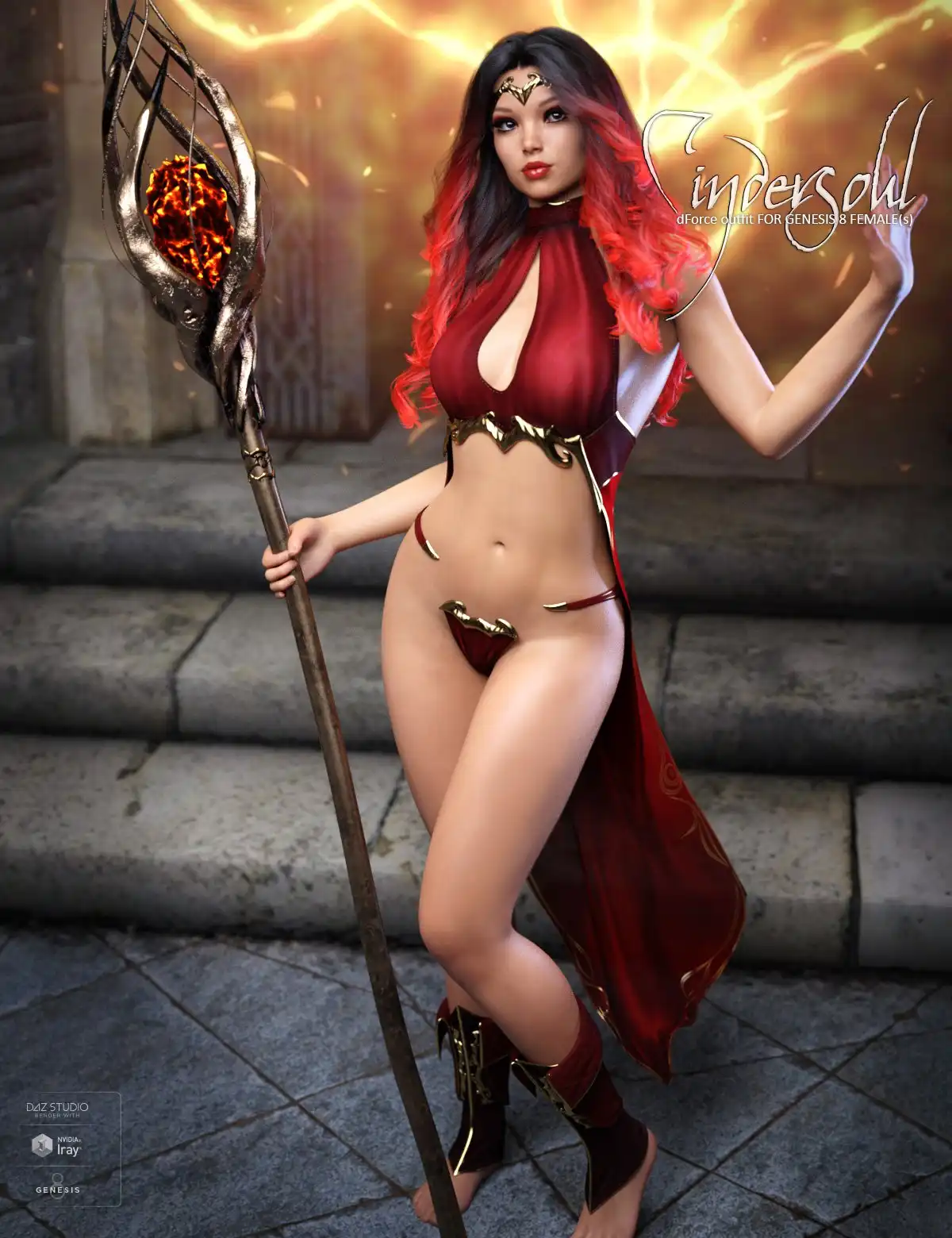 dForce Cindersoul for Genesis 8 Females_DAZ3DDL