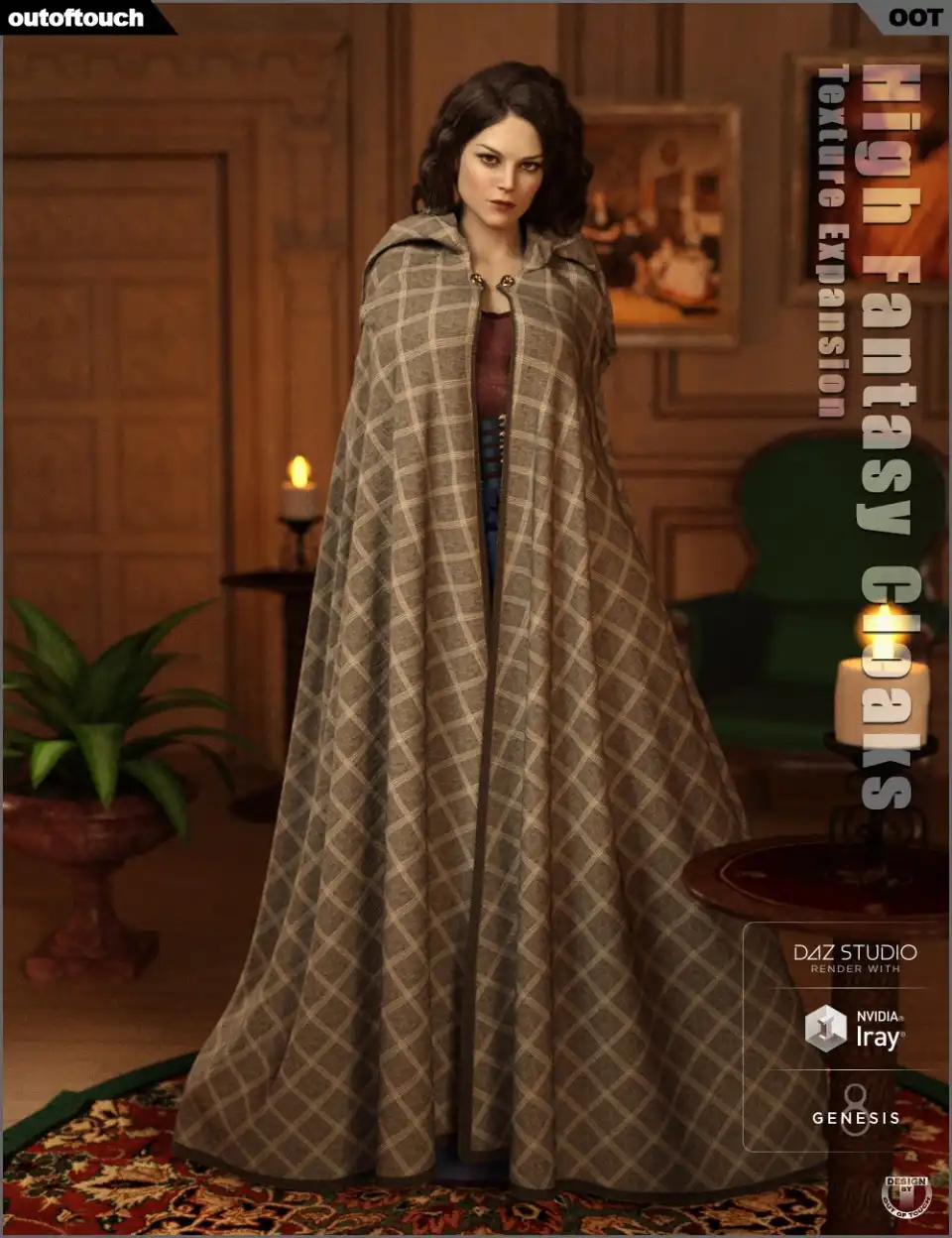 dForce High Fantasy Cloaks Texture Expansion_DAZ3DDL