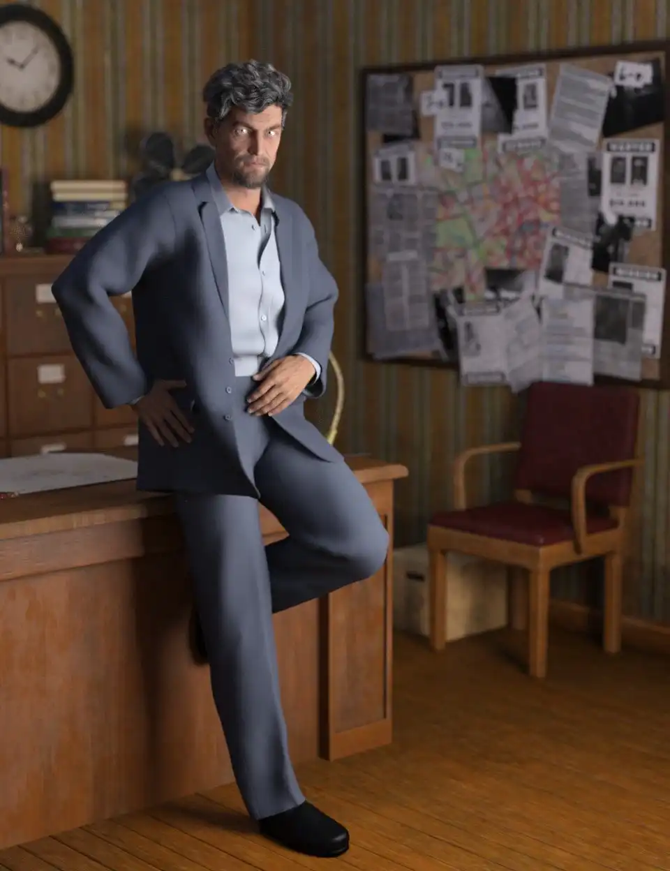 dForce Informal Suit for Genesis 8 Male(s)_DAZ3D下载站